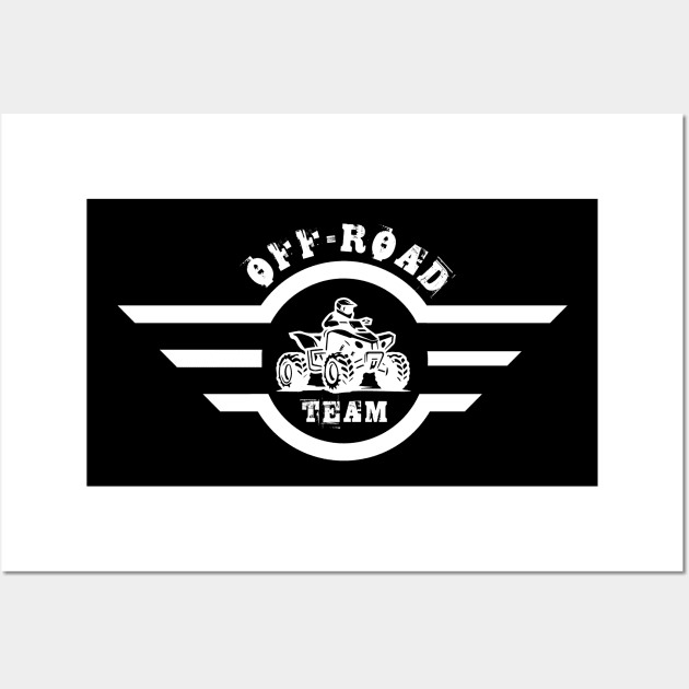 off road Team logo Wall Art by lkn